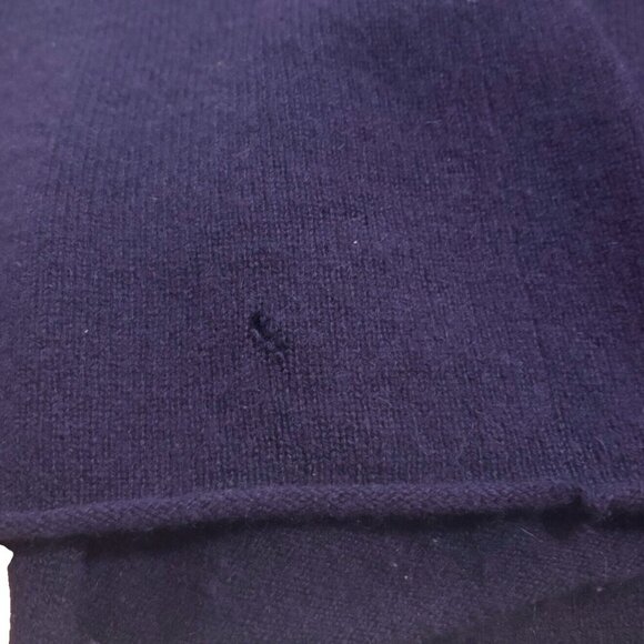 Cynthia Rowley Womens Sz S Cardigan 100% Cashmere Purple Sweater - See Flaws - Picture 6 of 6